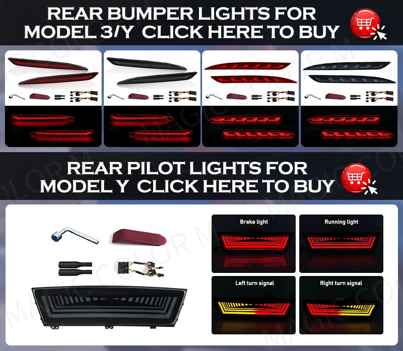 Vegetting 140cm lumières d'ambiance de voiture LED intérieur RGB symphonie atmosphère lampe USB APP contrôle à distance pour Tesla modèle 3 Y S X