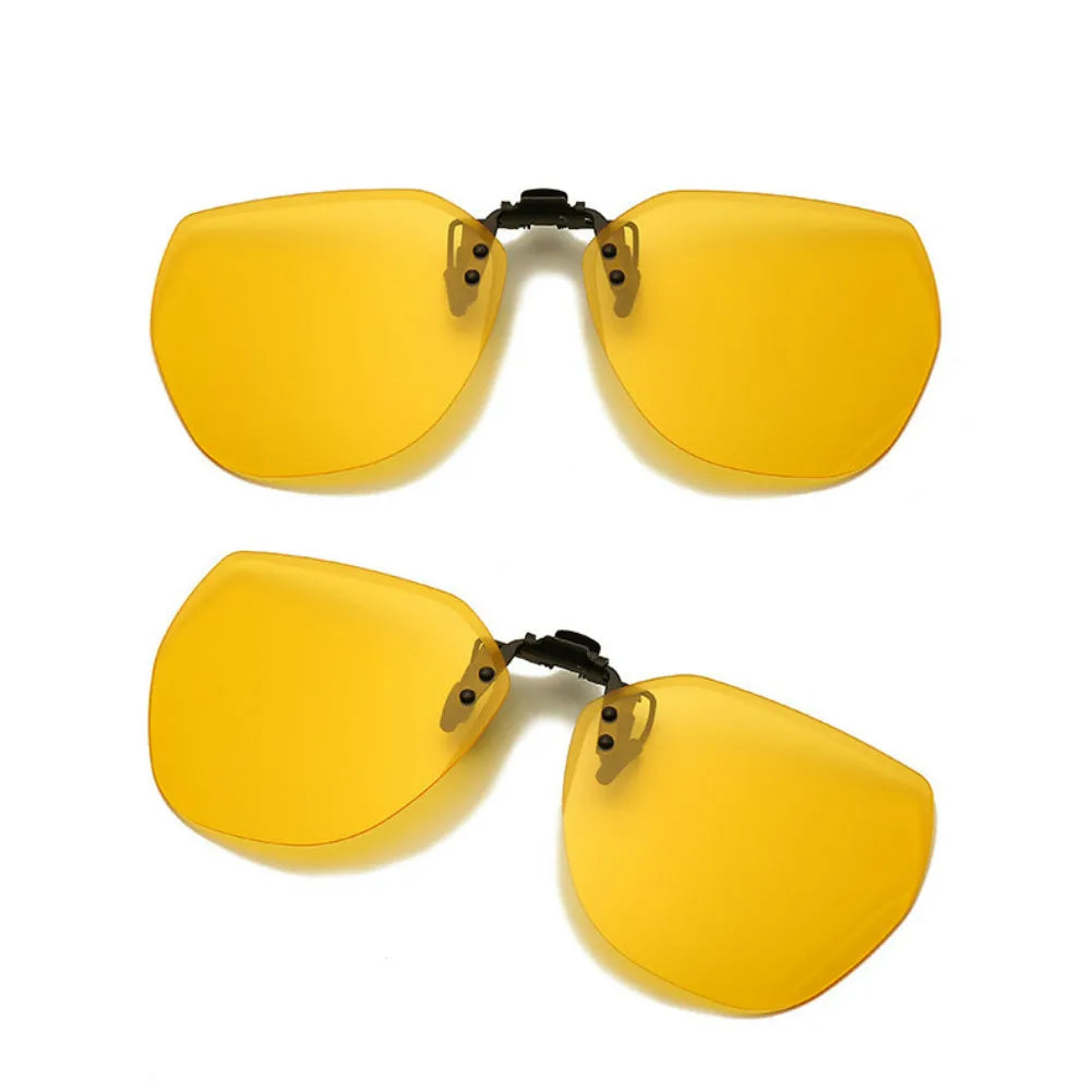 Lunettes de soleil polarisées à clipser pour hommes et femmes, lunettes de soleil rabattables, lunettes de conduite photochromiques, vision nocturne miroir, lunettes de pêche