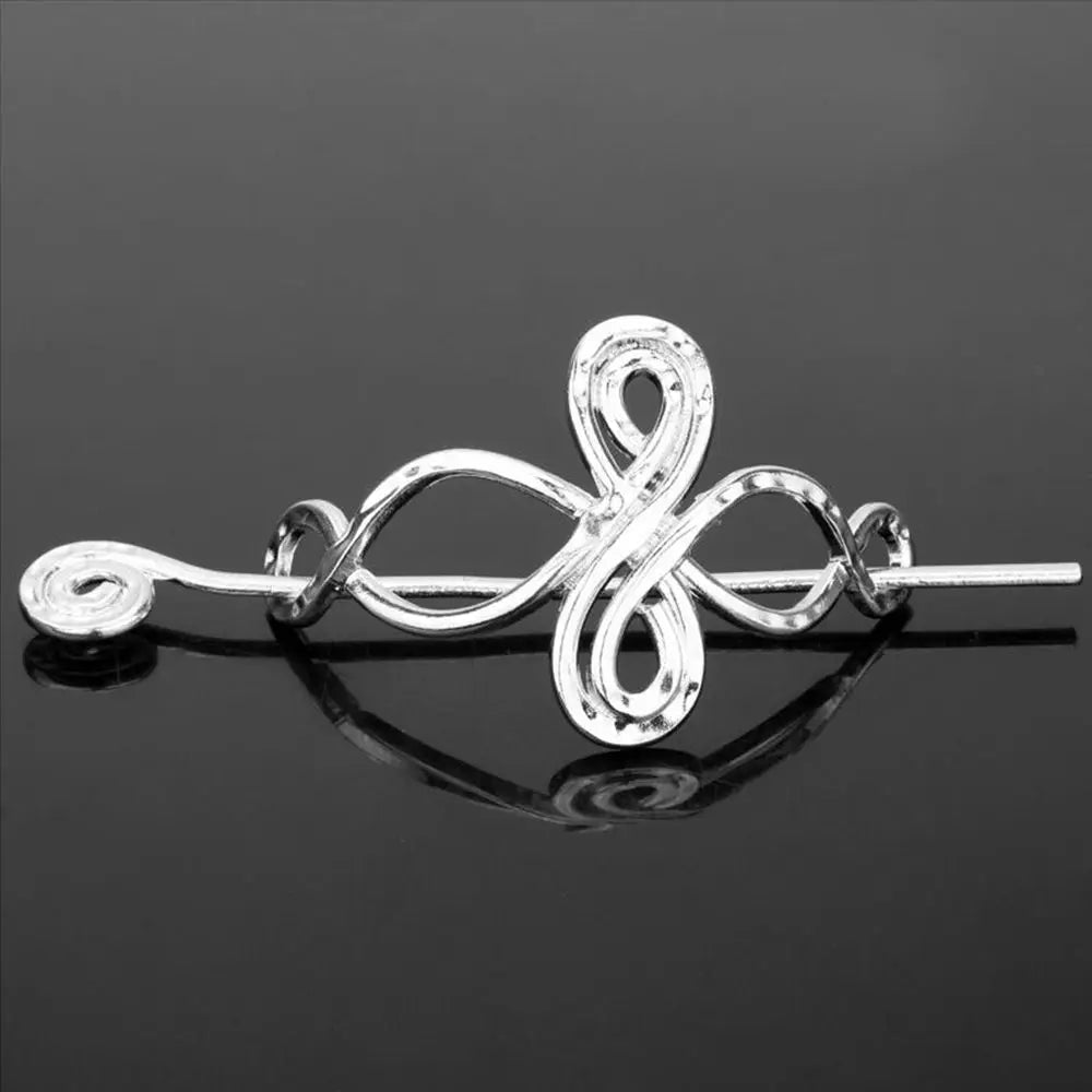 Accessoires pour cheveux, Corset en alliage de pierres précieuses, outil de conception de coiffure, bâton de cheveux à nœud celtique, couronne de cheveux de Style ancien, épingle à cheveux Hanfu