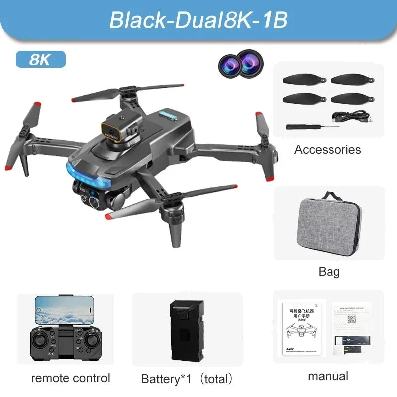 Xiaomi P15 Drone 4K Professional Camera 8K GPS HD Aerial Photography Dual Omnidirectional Camera Obstacle Avoidance Drone