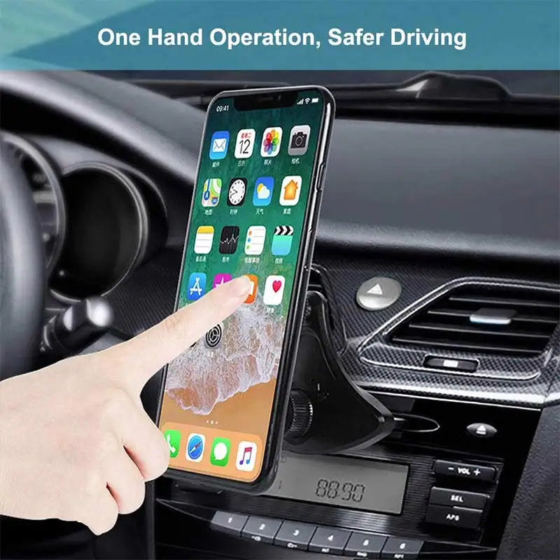 Support de téléphone magnétique pour voiture, fente CD, aimants, supports universels pour iPhone