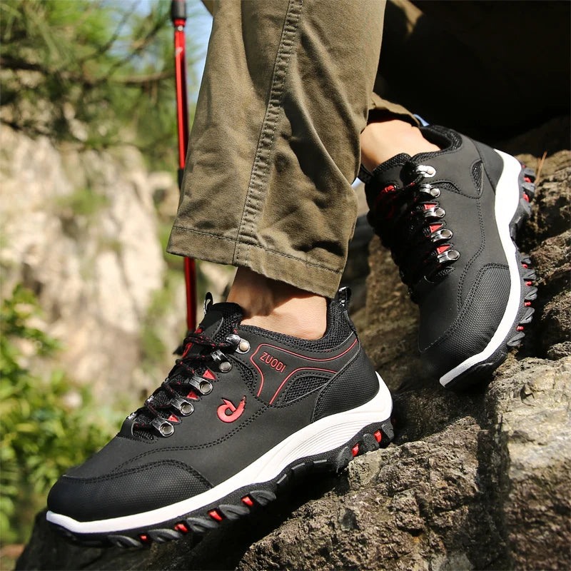 Men's leather shoes, casual men's shoes, sneakers for spring, autumn, winter, men's tennis shoes, lightweight walking shoes