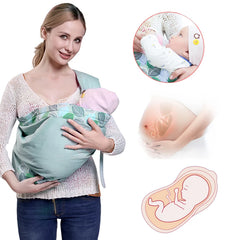 Enveloppement pour bébé, écharpe pour nouveau-né, double usage, couverture d'allaitement pour nourrissons, tissu en maille, porte-allaitement jusqu'à 130 lb (0-36M)