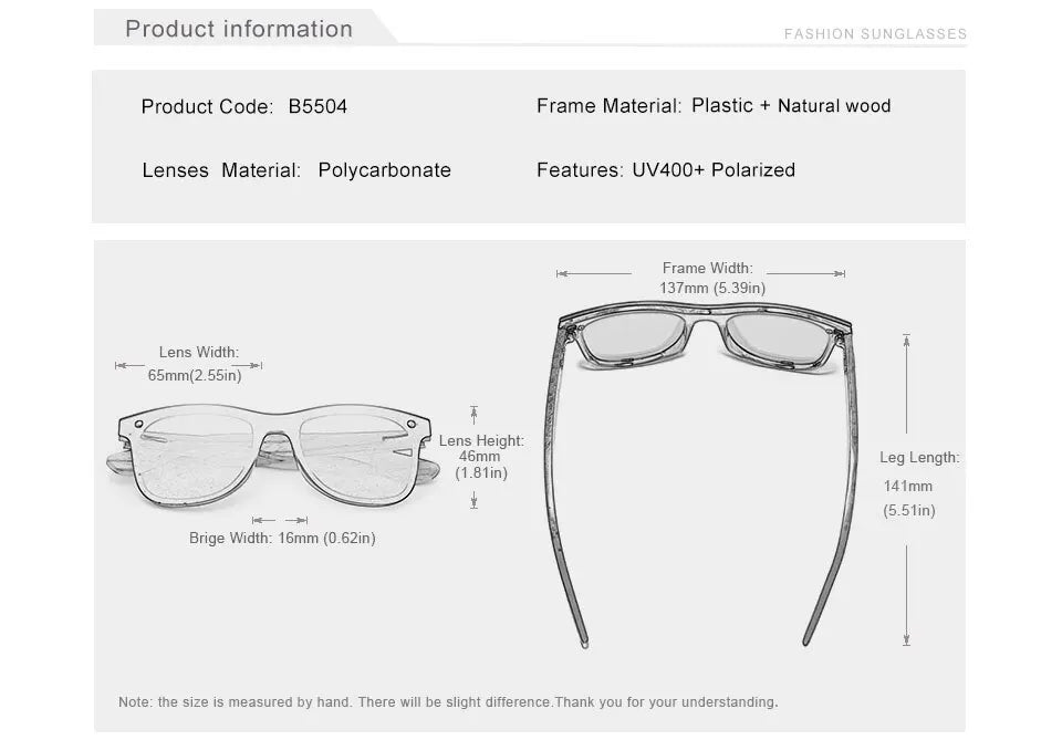 KINGSEVEN lunettes de soleil en bois naturel hommes Vintage classique polarisé mode femmes