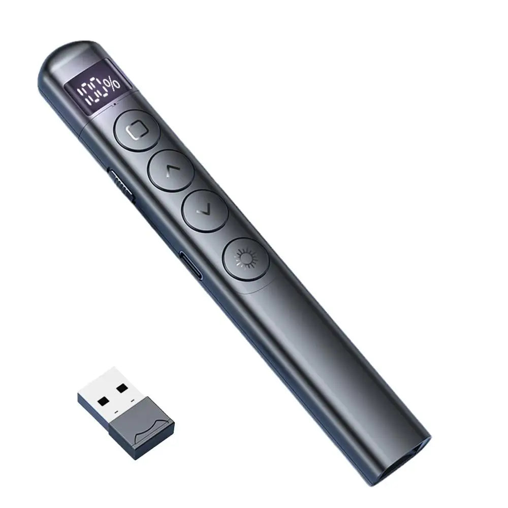 Wireless presentation pen with infrared remote control, USB laser pointer, PPT page turner, PowerPoint slide budget
