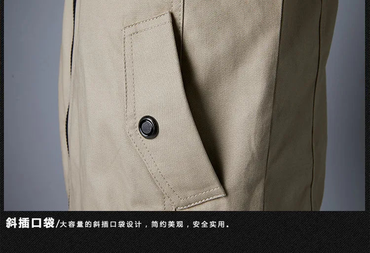 Veste homme décontracté mode veste extérieure veste homme printemps automne 2022 nouveau Stand Up mince militaire Bomber veste hommes