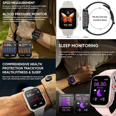 2025 nouvelle mode sport montre intelligente hommes femmes 1.85 pouces HD AMOLED plein écran tactile IP68 étanche Bluetooth appel montres intelligentes