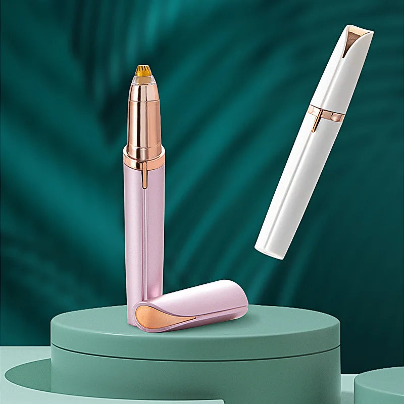 Automatic electric eyebrow trimmer, nose hair shaving tool, eyebrow pencil, beauty, charging scraper for men and women
