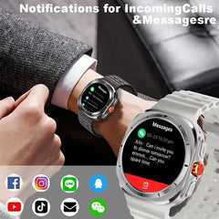 2025 nouvelle montre intelligente GT7 Ultra 1.52 pouces AMOLED HD affichage Bluetooth parlant sport Smartwatch hommes femmes montre cadeau