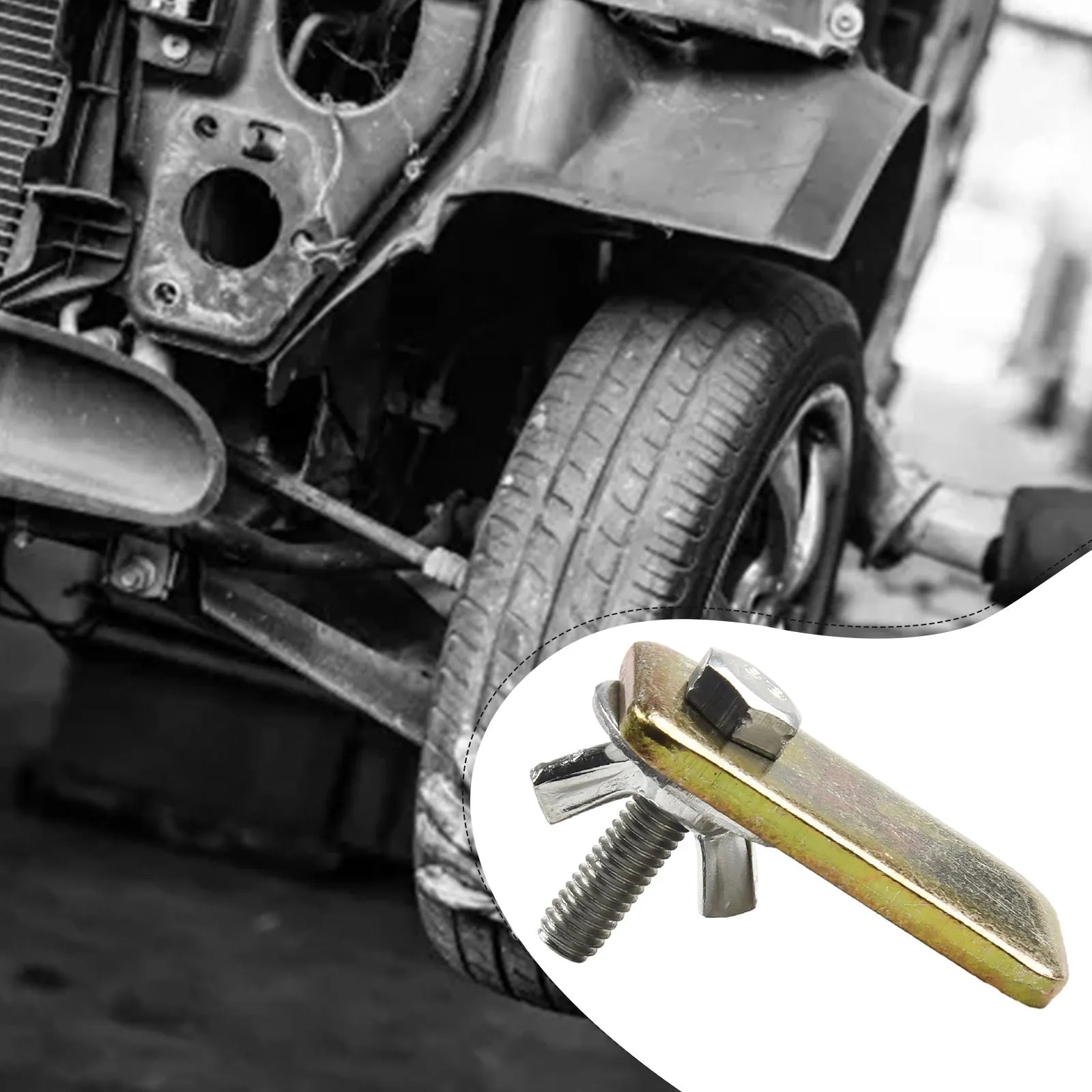 Cric de voiture à cliquet, économiseur de croix, adaptateur de roue, ciseaux économiseur de main-d 'œuvre, réparation automatique