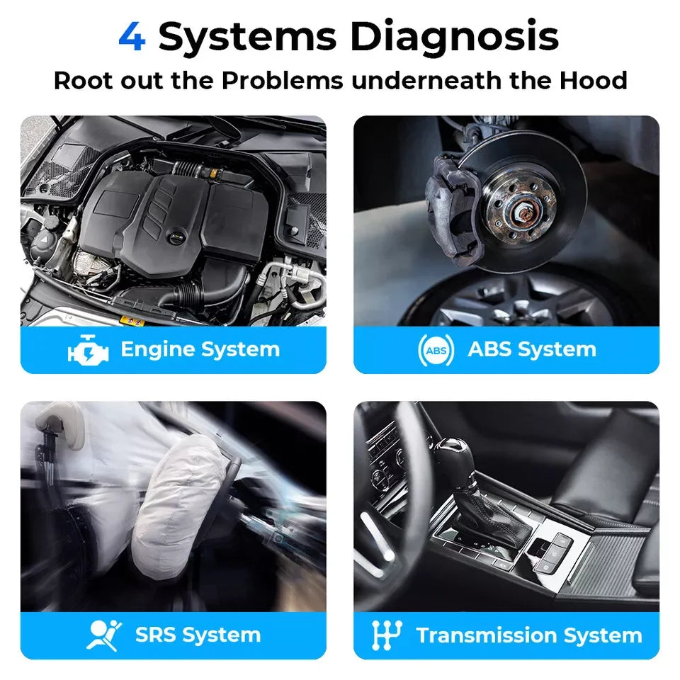 Topdon outil de Diagnostic de voiture tous les systèmes OBD2 Scanner de Diagnostic moteur ABS SRS Airbag outil de balayage automatique lecteur de Code ArtiDiag500