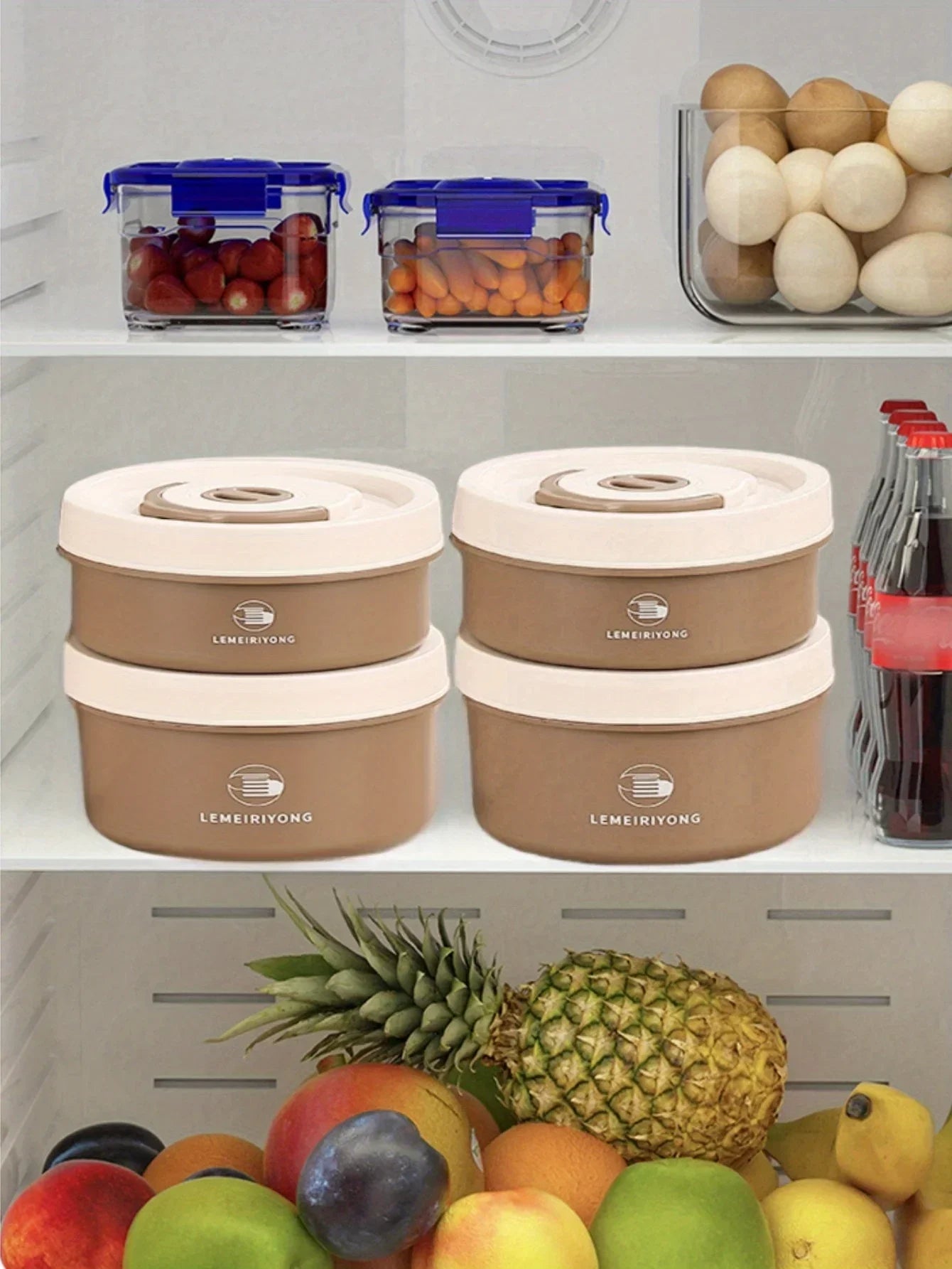 Boîte à déjeuner Portable, ensemble de conteneurs à déjeuner isolés, conteneur à déjeuner empilable Bento en acier inoxydable