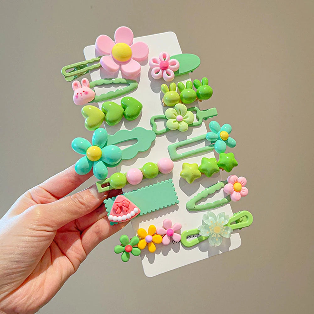 Épingle à cheveux mignonne pour enfants, coiffure pour fille, pince à frange douce, pinces à cheveux pour bébé, ensemble d'accessoires pour cheveux pour enfants