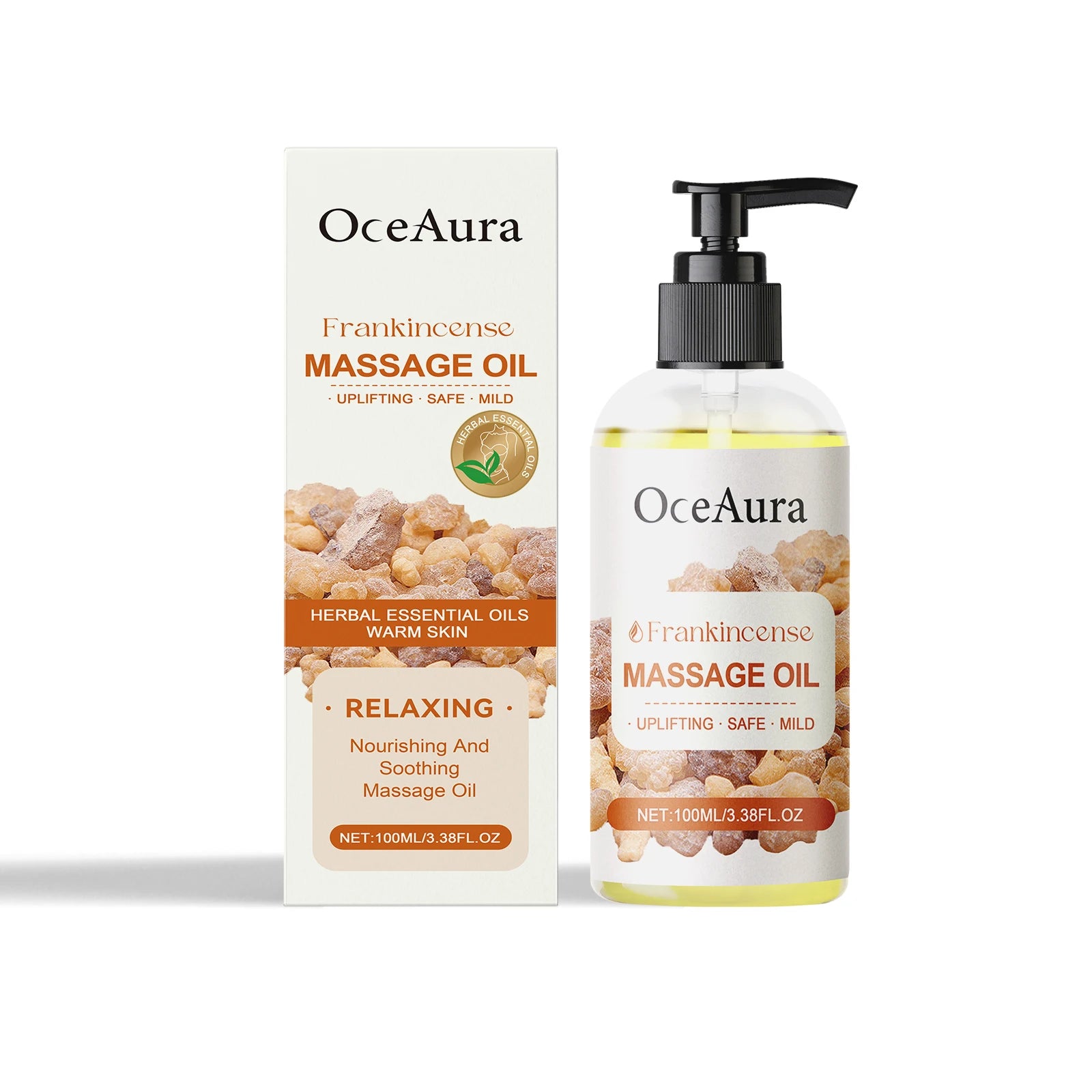 Huile AMP hydratante pour la peau lisse et nourrissante en profondeur, améliore l'humeur sèche et rugueuse, huile Linge relaxante, huile essentielle d'encens de Comuna pour le massage