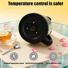 Bouilloire électrique intelligente ménage en acier inoxydable bouilloire à eau Portable 1500W eau bouillante Pot 2L bouilloire appareil ménager royaume-uni/ue