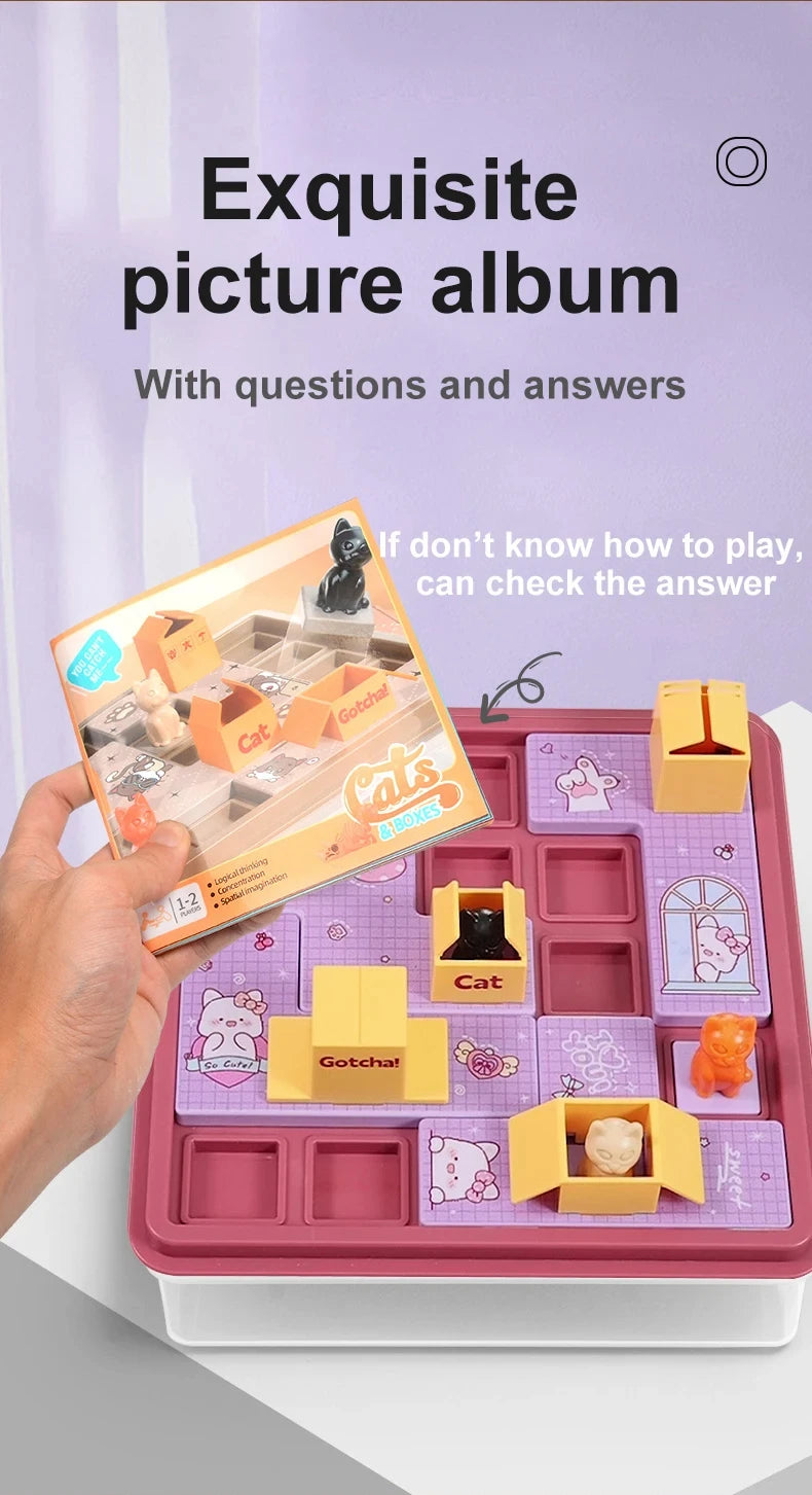 Jouets pour enfants, jeu de société d'entraînement à la pensée logique, puzzle labyrinthe, activités de voyage, jouets éducatifs, jeu interactif Parent-enfant