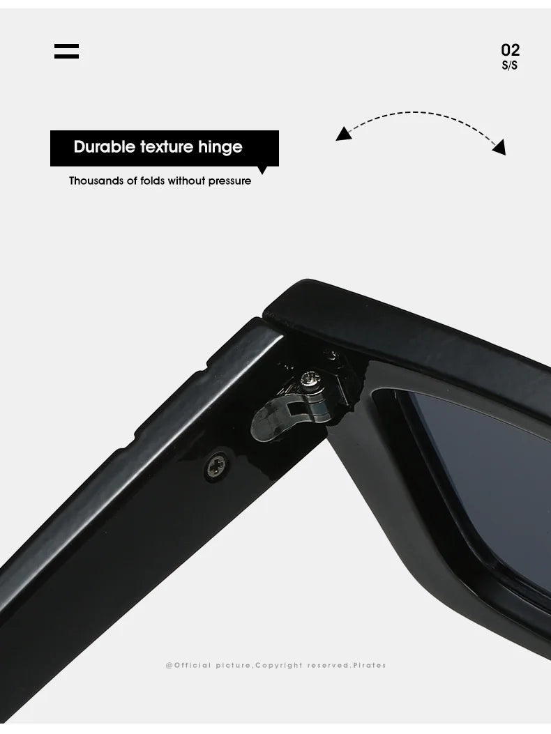 Lunettes de soleil à spoage X, petit cadre carré, temples personnalisés, accessoires streetwear quotidiens pour femmes, protection UV pour hommes, conduite