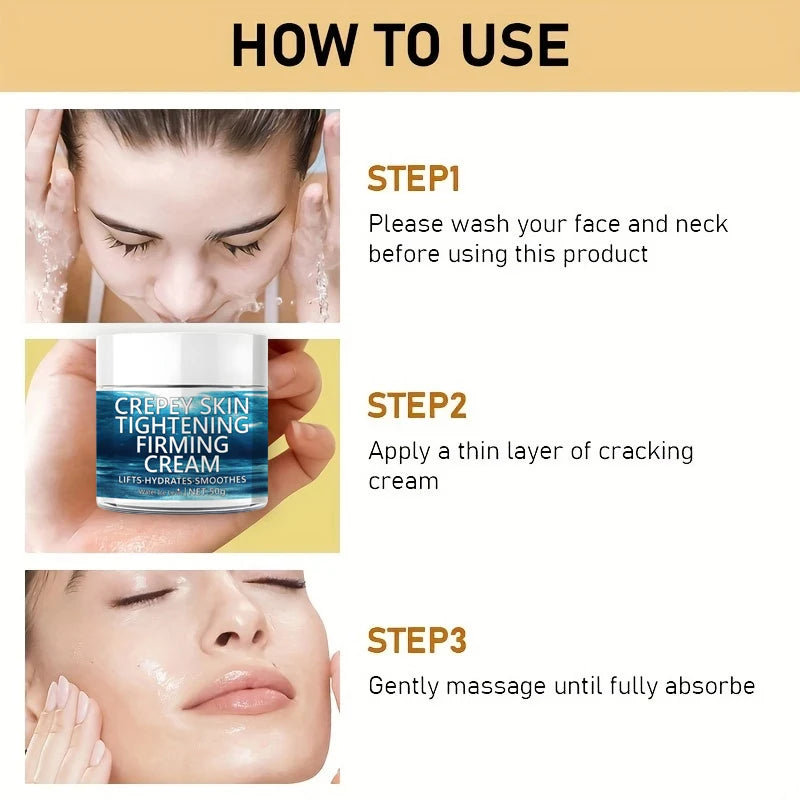 Crème raffermissante au rétinol, 50g, Lifting du cou, Anti-âge, Anti-rides, crème de nuit hydratante pour le visage, soins pour la peau du corps
