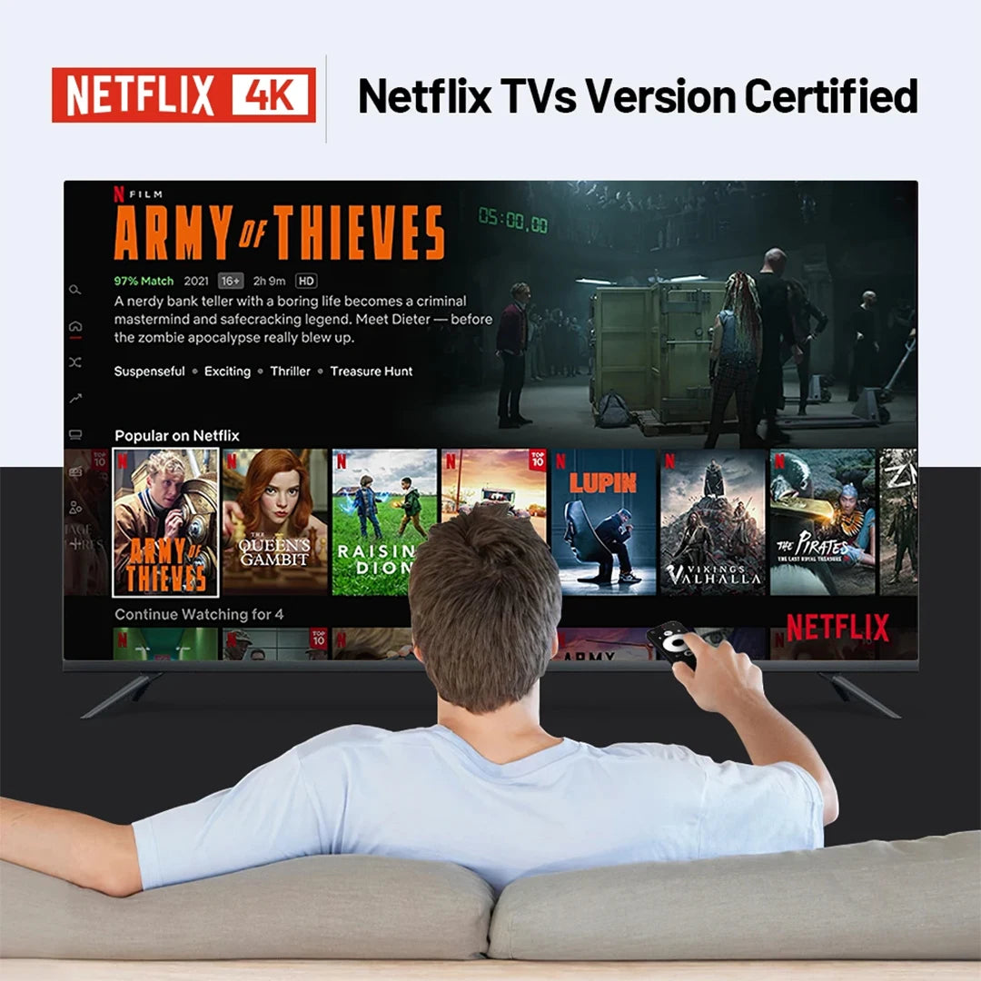 Boîtier Smart TV android 13, wi-fi 6, lecteur multimédia en Streaming 4K HDR10, Rockchip3528, 4 go 64 go, grande mémoire, Bluetooth, Chromecast TV Box T3
