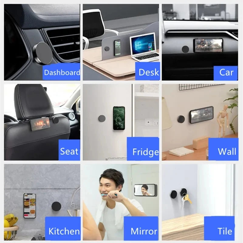 Support de téléphone magnétique universel pour voiture, Support magnétique pour téléphone portable, Table de chevet murale pour tableau de bord, Support GPS