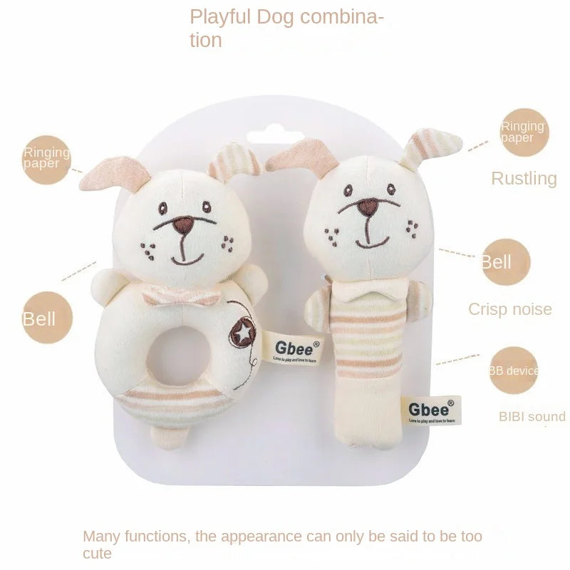 Hochets pour bébé doux dessin animé mignon en peluche animaux hochets jouets enfant clochettes éducatives doux enfant en bas âge bébé confort jouets игрушки для