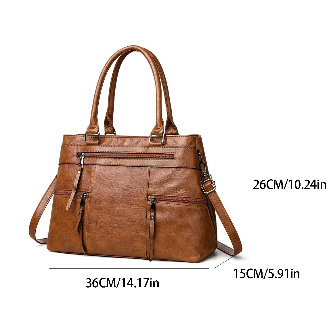 Sac à main élégant pour femmes, sacs à poignée supérieure en cuir de bonne qualité, sac à bandoulière pour dames, grand fourre-tout décontracté, tendance 2025