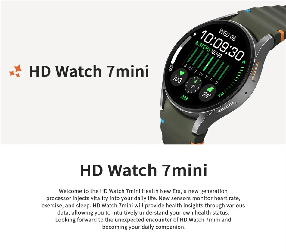 2025 nouvelle montre intelligente 7 Mini femmes GPS mouvement piste NFC AMOLED affichage boussole jeux de fréquence cardiaque Bluetooth appel montre étanche