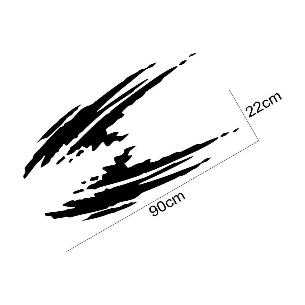 Autocollants latéraux de carrosserie de ramassage pour Jeep Gladiator JT, décalcomanies de décoration de Style éclaboussure, couverture en vinyle de voiture, accessoires de réglage automatique