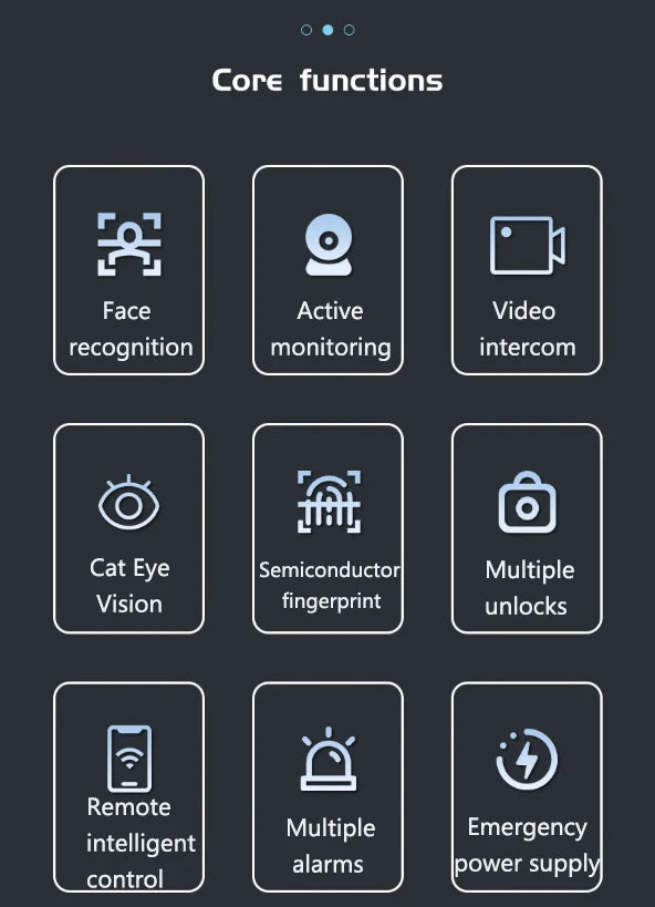 Tuya App serrure intelligente maison antivol porte serrure d'empreintes digitales avec caméra mot de passe serrure grande serrure de porte