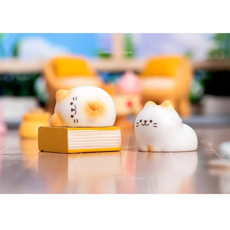 Nouveau modèle de chat de richesse de dessin animé mignon créatif, décoration de bureau, Figurine animale, ornements de chat, accessoires de décoration