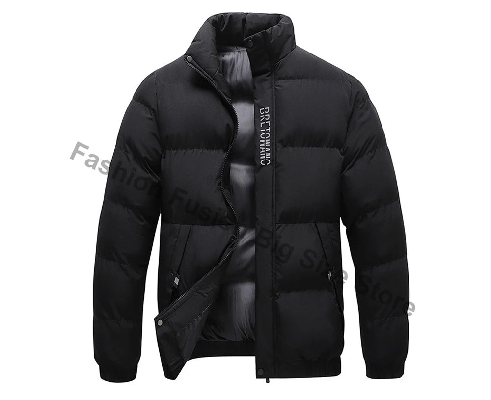 Veste d'hiver pour hommes, Parkas thermiques, manteaux décontractés, classiques, coupe-vent, vestes chaudes rembourrées, vêtements pour hommes