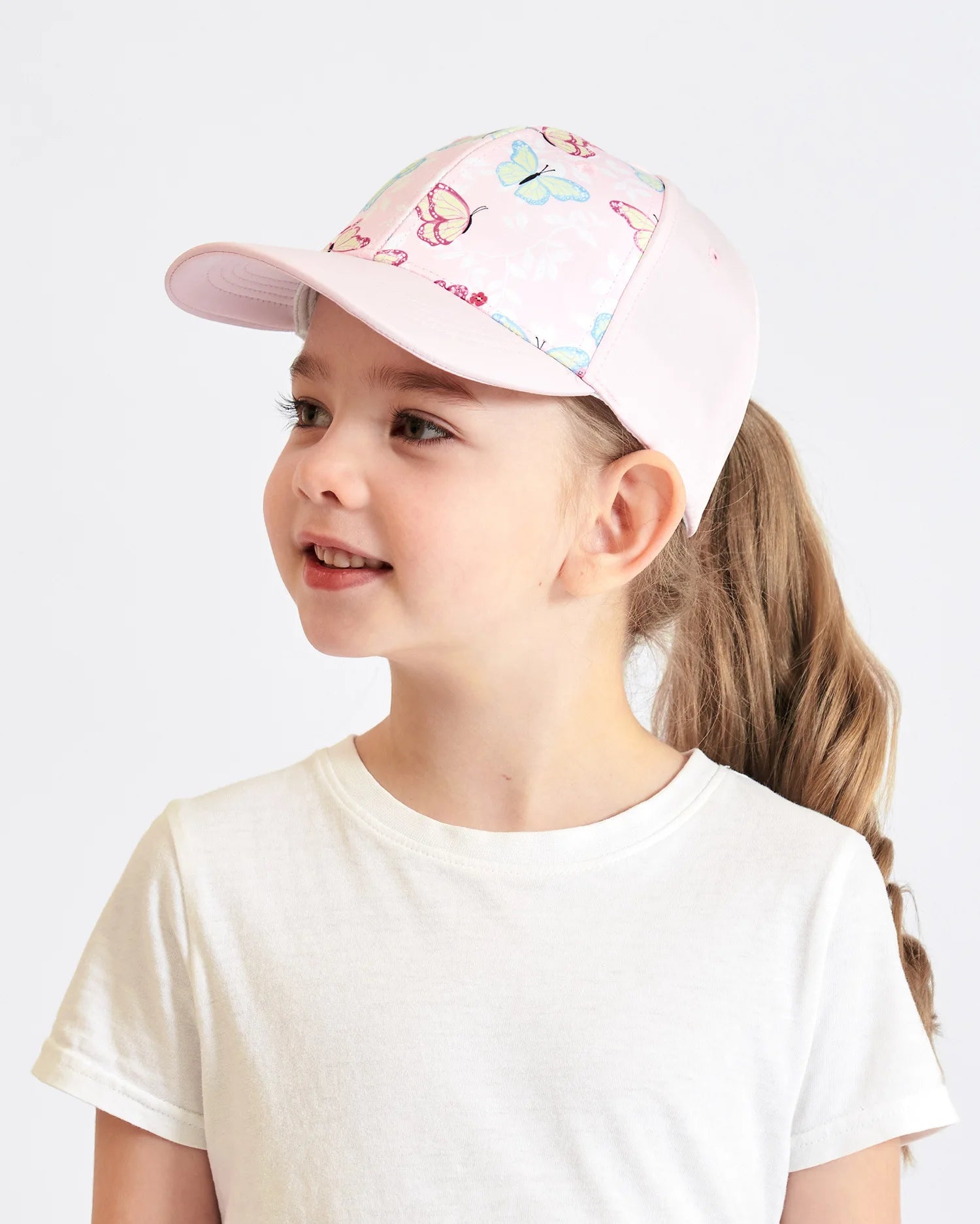 Casquette de Baseball pour Enfant Fille et Garçon, Chapeau de Soleil, Dos Creux, Queue de Cheval, Snapback Hip Hop, Os Réglables