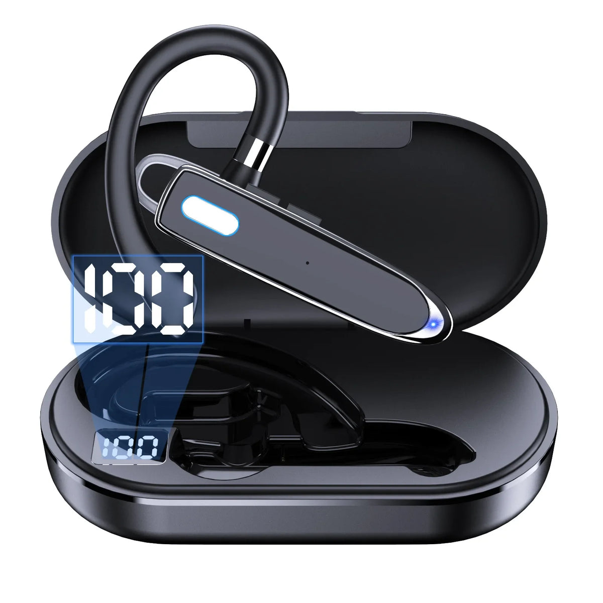 Casque sans fil Bluetooth écouteur avec microphon ENC suppression du bruit mains libres parlant casque affaires Auriculares conduite