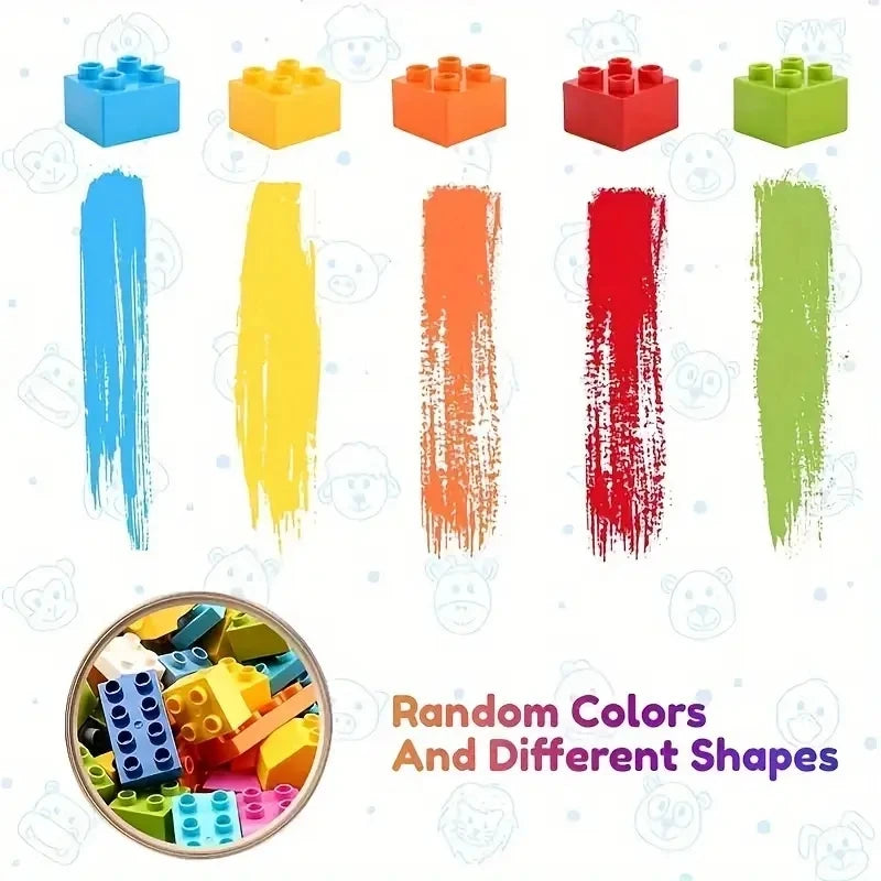 Enfants bricolage blocs de construction ensemble jouets blocs de construction classiques urbains assemblés jouets éducatifs pour garçons filles cadeau de noël 200 pièces