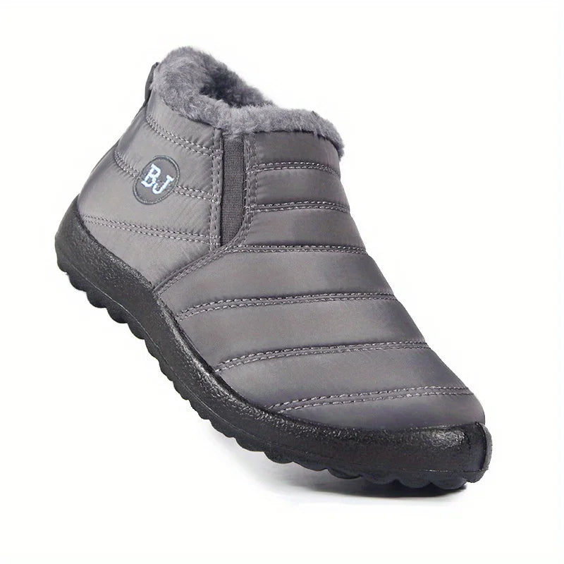 Chaussures de neige chaudes imperméables et antidérapantes pour femmes, chaussures de randonnée basses confortables