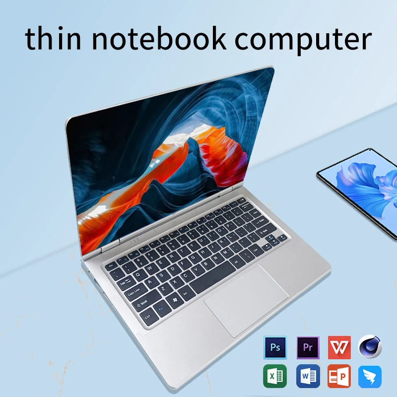 11.6-inch touchscreen 2-in-1 laptop Windows 11 Pro Intel N4020 tablet PC computer 8GB DDR4 128GB 256GB 512GB SSD study laptop