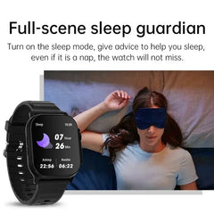 Montre intelligente avec écran Full Touch HD 2.08 "49mm, Support NFC, charge magnétique, appels Bluetooth, santé et Fitness Tra