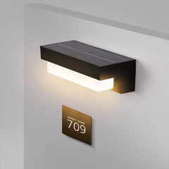 LED extérieur appliques solaires étanche lumière solaire balcon Villa porte cour muré éclairage clôture décor lampe solaire