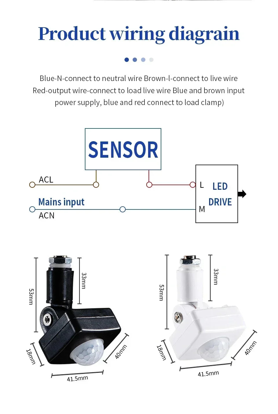 110V 220V Smart PIR Motion Sensor Detector Switch Timer Human Body Infrared Auto On Off Light for LED Lamp Staircase Hallway