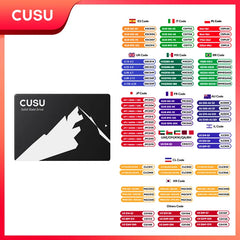 CUSU SSD Hard Drive, SATA 3, 128GB, 256GB, 512GB, 1TB, 2TB capacity, for laptop and desktop