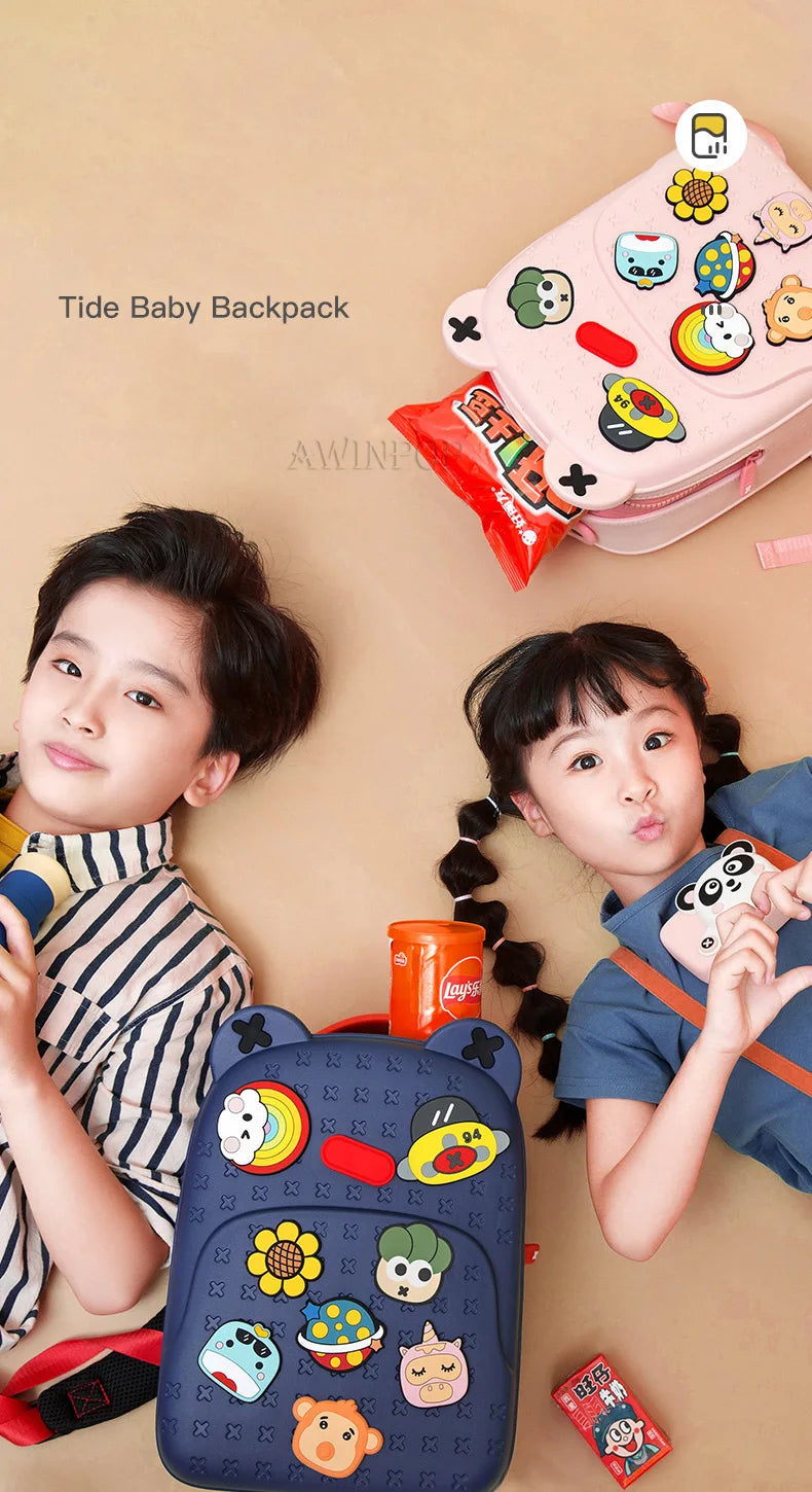 Sac à dos d'école étanche pour fille et garçon, à motif de dessin animé, à la mode, pour la maternelle, Kawaii, cadeau