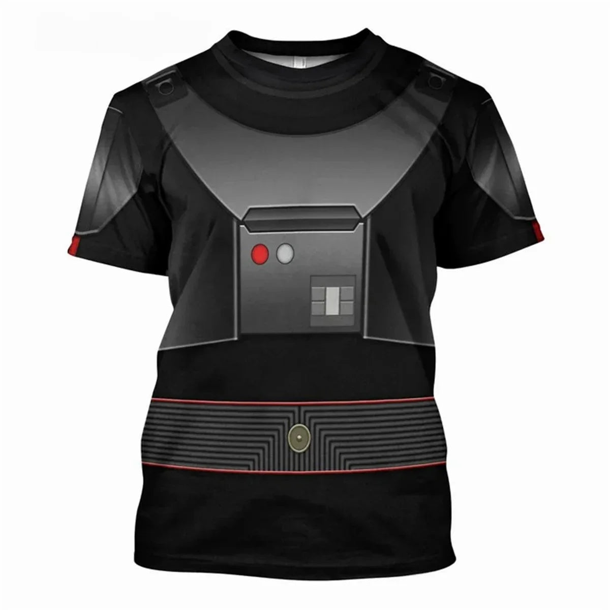 T-shirt à thème Darth Vader, impression 3D, sport, séchage rapide, respirant, pour hommes, Cosplay, Street, mode décontractée, manches courtes, pour parents et enfants