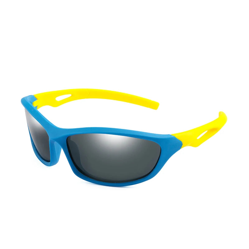 Enfants garçon sport lunettes de soleil TR90 Cool lunettes de soleil lunettes extérieures Protection UV lunettes équilibre voiture glisser nuances enfants lunettes