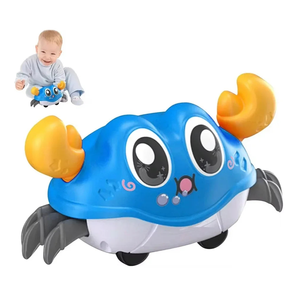 Jouets de crabe rampant pour bébé, jouets sensoriels rampants, apprentissage infantile, développement des tout-petits, marche interactive pour bébés de 0 à 12 mois