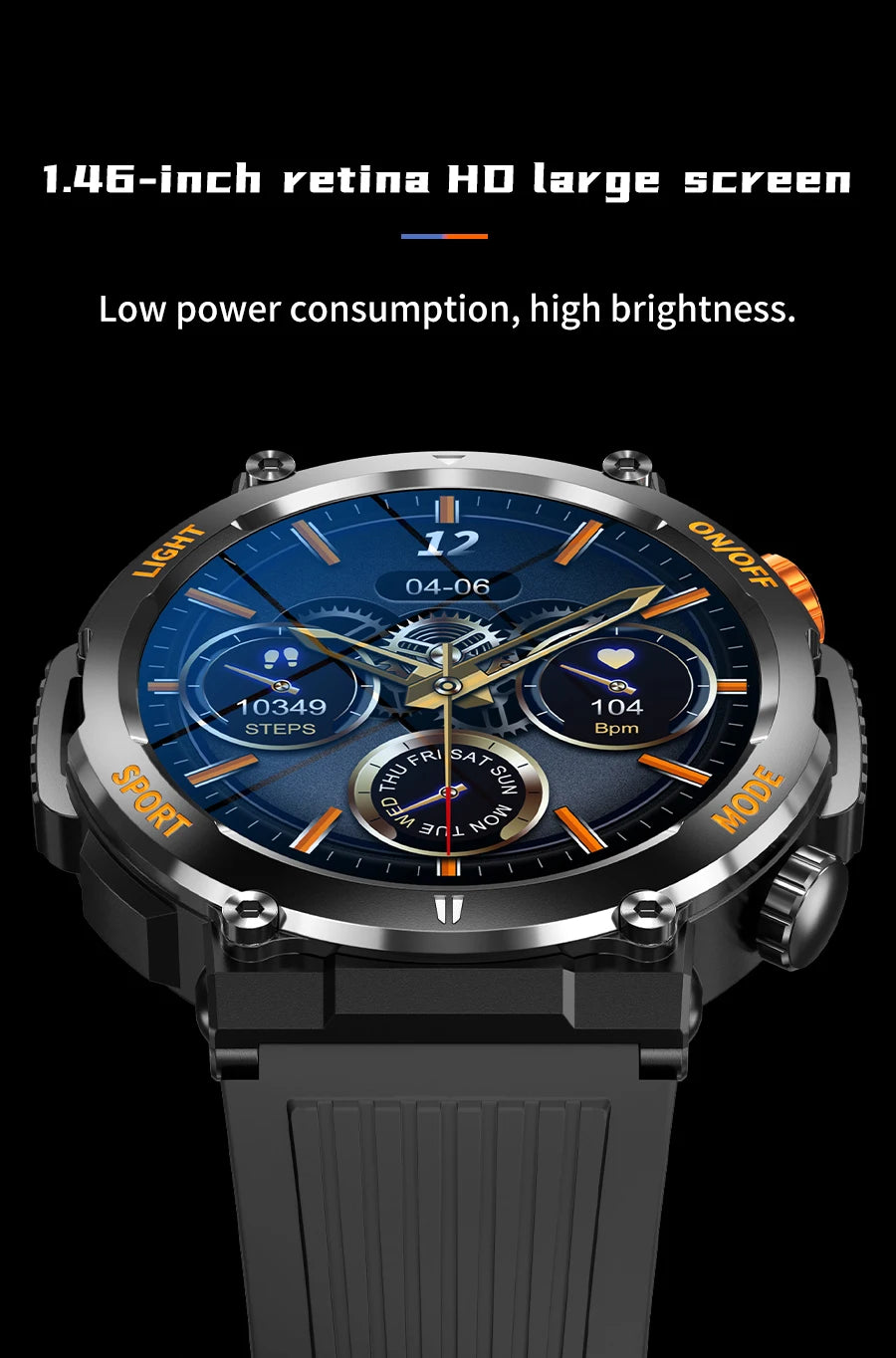 Montre connectée de sport pour hommes, écran tactile HD 2023x360, étanche, surveillance de la santé, appel Bluetooth, nouvelle collection 360
