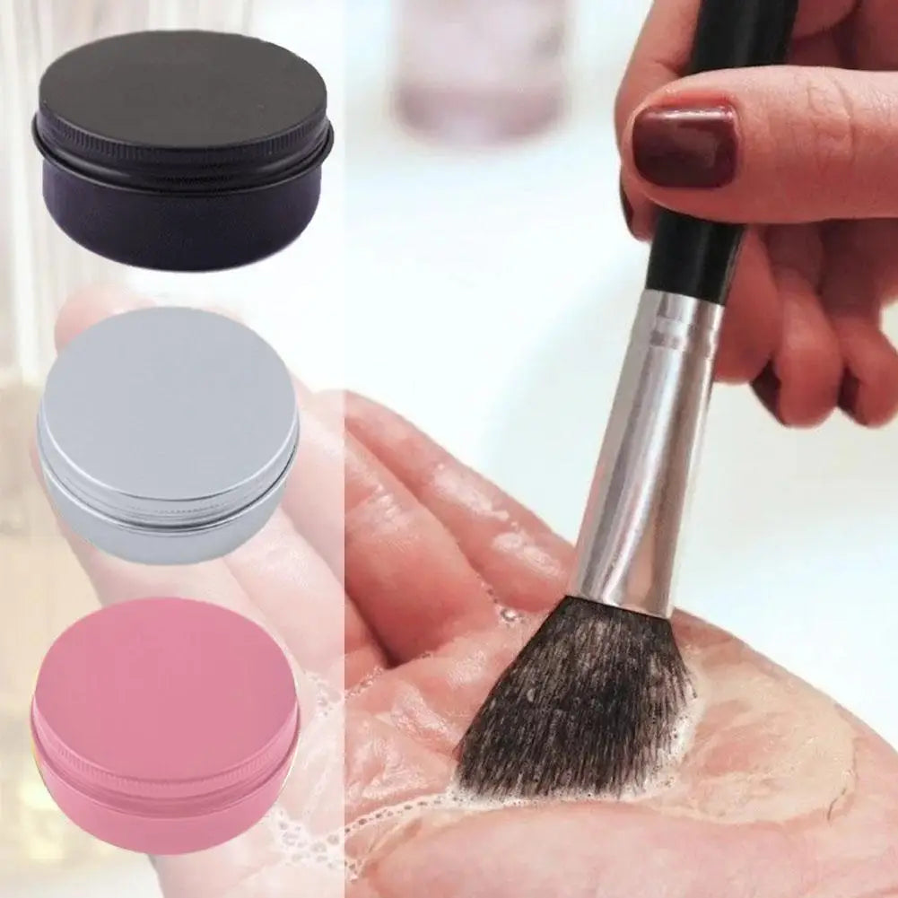 Nettoyeur de pinceaux de maquillage, shampoing, savon, brosse solide, nettoyage et barre, brosse cosmétique, élimine le nettoyage sale, tampon de taches de couleur