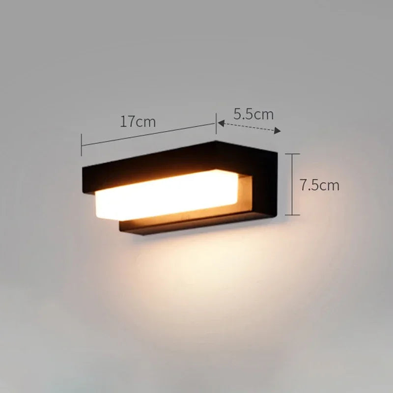 LED extérieur appliques solaires étanche lumière solaire balcon Villa porte cour muré éclairage clôture décor lampe solaire