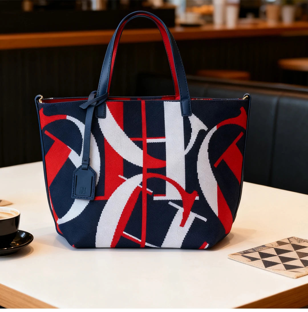 CH sac à main femme Design rétro grande capacité sac à provisions à la mode multifonctionnel vacances essentiel sac seau femme