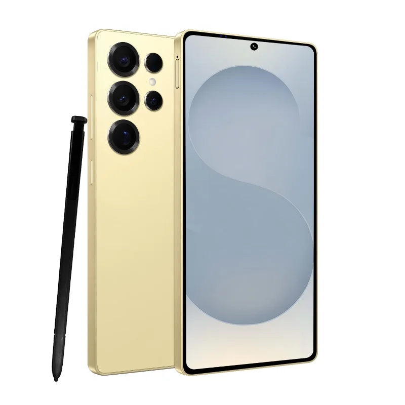 Vision mondiale S25 Ultra Smartphone 5G Android 12 8GB RAM 512GB ROM 6.8 pouces téléphone 1920x1080HD 24 + 48MP 4 5G réseau téléphones mobiles