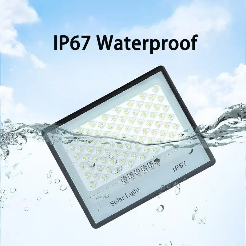 Lampes de jardin LED extérieures à énergie solaire – Spot mural étanche IP67 pour paysage, façades de construction et éclairage de secours